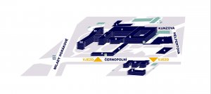 Mapa areálu - Dětská nemocnice