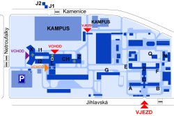 Mapa Bohunice