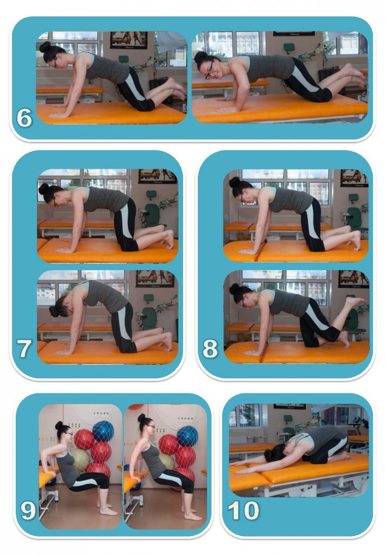 Trénink zádových a břišních svalů 2