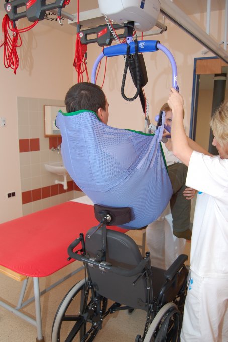 Spinální jednotka - pacient