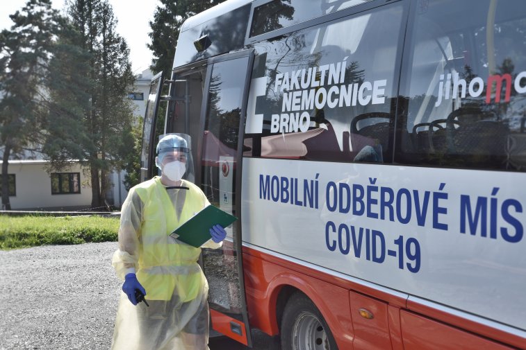 personál v autobusu