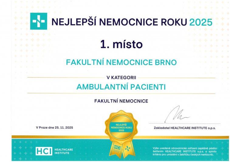 Ambulantní pacienti 2025