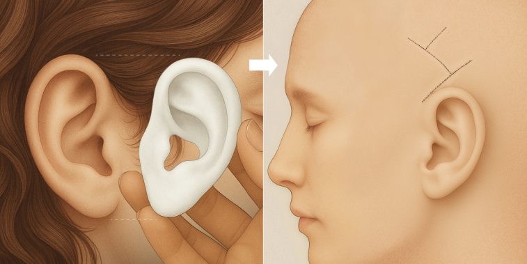 Mikrotie léčba - Rekonstrukce boltce implantátem