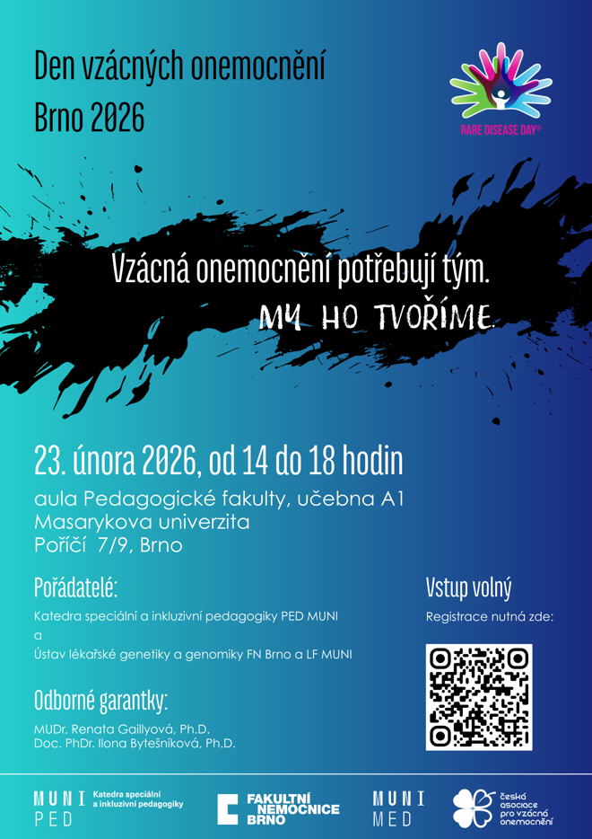 Den vzácných onemocnění - plakát